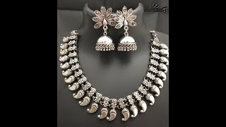 silver necklace set designs with price and whatsapp number