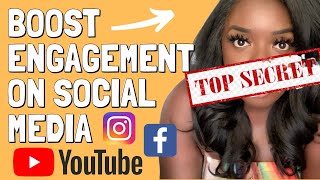 HOW TO INCREASE ENGAGEMENT ORGANICALLY - NO BS! | Grow on Instagram and YouTube in 2020!