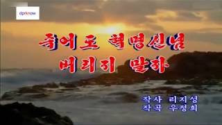 北朝鮮カラオケシリーズ　「死んでも革命信念を捨てるなかれ (죽어도 혁명신념 버리지 말자)」 日本語字幕付き