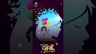 24 January 2022 national girl child day use# | girl child day status |#useshots | #shots #maithil