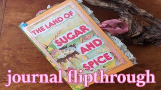 The Land of Sugar and Spice - Journal Flip Through (Sold - Thanks)