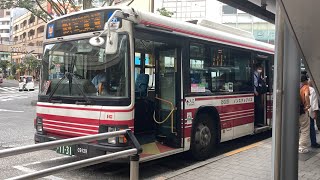 小田急バス車窓 三鷹駅南口→杏林大学病院前/ 鷹54 三鷹駅南口1050発(仙川行)