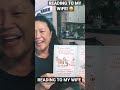 READING CARD TO WIFE!  OUT AND ABOUT FILIPINA AMERICAN