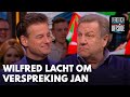 Wilfred lacht om verspreking Jan: 'Twee thee?' | VERONICA OFFSIDE