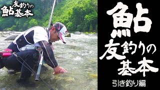 【鮎】脱初心者 増水後の引き釣り編 アユ友釣りの基本 京都美山川 梶原淳司