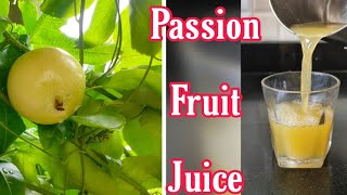 How to make Passion Fruit Juice | कृष्ण फल शरबत कैसे बनाए | MadhuraFoodHindi