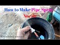 How to Make Pipe Spray / Nozzle using Alternative Materials.