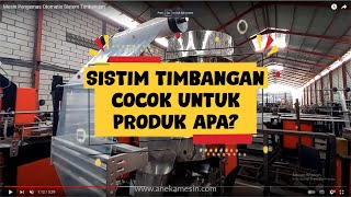 Mesin Pengemas Otomatis Sistem Timbangan