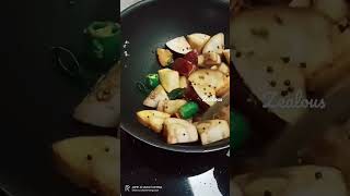 கத்தரிக்காயை இப்படி செய்து பாருங்கள்/Easy side dish for rice/brinjal Uperi #trending #recepie #viral