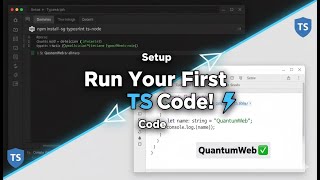 How to Run TypeScript Code (Step-byStep Guide Setup + Variables Explained!)