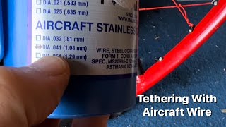 AliExpress AirJet DLE170: Tethering with Aircraft Wire