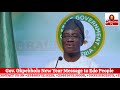 governor okpebholo new year message to edo people