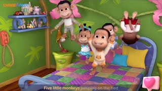 No more monkey jumping on the bed…(Five little monkeys jumping on the bed) Dave and Ava…..