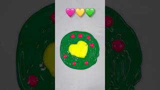 Color mixer with yellow heart. #colormixing #asmr #tiktok #shorts #short #satisfying #hearts #artist