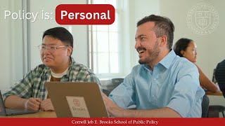 Cornell Brooks School: Policy is Personal