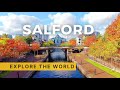 🇬🇧 MediaCityUK Autumn Walk 4K, Salford, Greater Manchester England