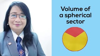 Volume of a Spherical sector || How to solve