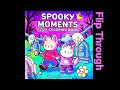 Spooky Moments Cute Coloring Book for Adults by Jade Summer Flip Through