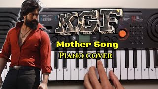 KGF-heart touching mother song | piano cover by aman musino | kgf mother song | kgf song |