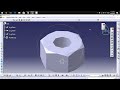 catia v5 easy to make nut u0026 bolt