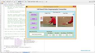 LSB Based Video Steganography matlab project source code