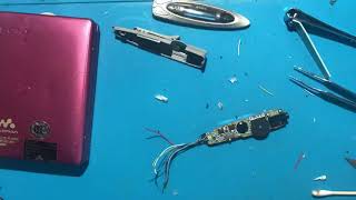 Repair of wire control wme23rl wiring switch of Sony tape drive索尼线控串键修复