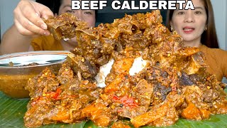 BEEF CALDERETA | FILIPINO FOOD | MUKBANG PHILIPPINES