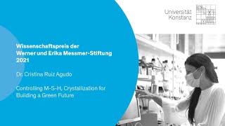 Wissenschaftspreise der Werner und Erika Messmer-Stiftung - Dr. Cristina Ruiz Agudo