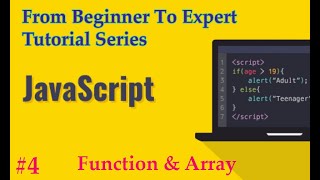 #4 JavaScript Tutorial Series | From Beginner to Expert | Full Course Training | Part 4