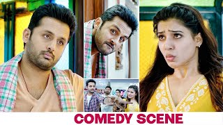 Nithiin And Samantha TV Funny Comedy Scene || A Aa Telugu Movie Scenes || Praveen || Matinee Show