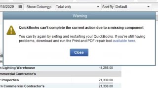 Fix QuickBooks Desktop 2025 PDF Error on Windows 11 | “Missing Component” Solution