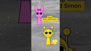 Sprunki: Can you stop Pinki and Simon's position? #cartoon #sprunki #incredibox #pinki #simon