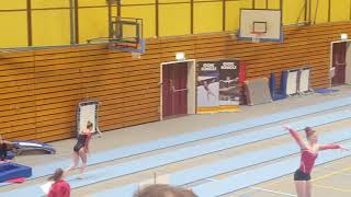 Daphne Kolthof 1/2 finale Rotterdam 13 april 2019 1e sprong