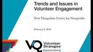 Trends and Strategies in Volunteer Engagement