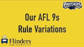 AFL 9s Rule Variations