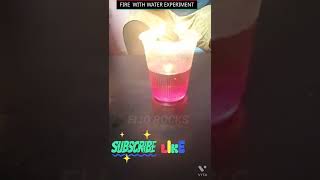 Fire\u0026water experiment #youtube #short தீ மற்றும் நீர் பரிசோதனை