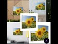 Sunflower Field Canvas Gallery Wrap, Stretched Canvas Wrap, Sunflower Canvas Print, Gift Wall Décor