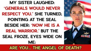 My Sister Mocked Me Before the Generals — Until Her SEAL Commander Called Me the “Angel of Death”