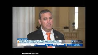 Congressman Nathaniel Moran Shares Insights on What to Expect from the New Admin. (KETK Today)