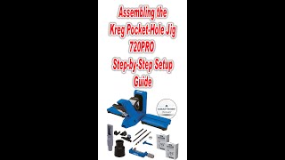 Assembling Kreg Pocket Hole Jig 720PRO: Step by Step Guide #kreg #dewalt  #craft #tools #woodworking