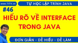 Java 46. Hiểu rõ về INTERFACE trong lập trình Java | Phần 2 - Lập trình Hướng Đối Tượng