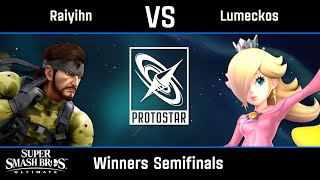 Raiyihn (Snake) vs Lumeckos (Rosalina) - Ultimate Winners Semifinals -  Protostar #57.2