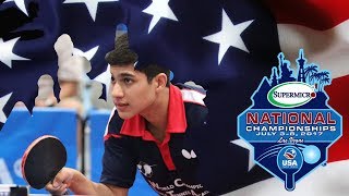 2017 SuperMicro National Table Tennis Championships - Kanak Jha vs. Adar Alguetti (Men's Singles SF)