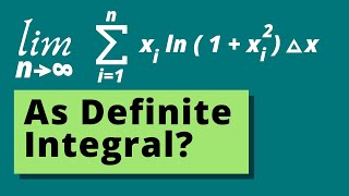 LIMIT DEFINITION OF INTEGRAL | Express the limit as a definite integral on the given interval