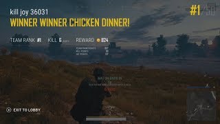 PUBG XBOX ONE X GAMEPLAY 5 CHICKEN DINNERS ON XBOX ONE!!