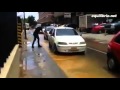 Crossing the road like a boss lool