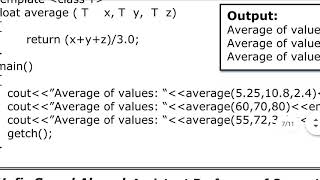 Function overloading and Function Templates(2)
