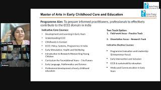 Speaker Series: Early Childhood Care & Education in India (Uma Mahadevan)