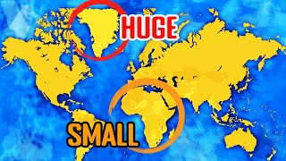Mercator Projection Explained (Why Does Greenland Look So Big On A World Map)