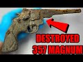 Restoring OBLITERATED 357 MAGNUM REVOLVER!!! Amazing Results!!!